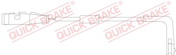 QUICK BRAKE Indikators, Bremžu uzliku nodilums WS 0252 A